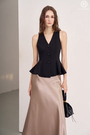Bloom Button Peplum